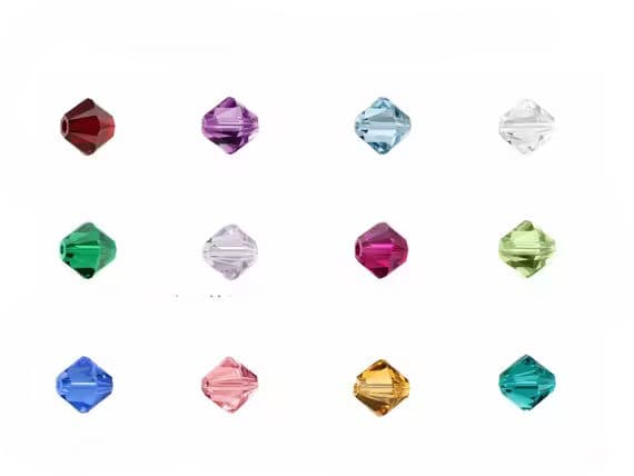 Bicone Bead Colors 4MM