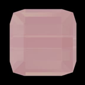 Cube bead 6mm rose water opal (6pcs)