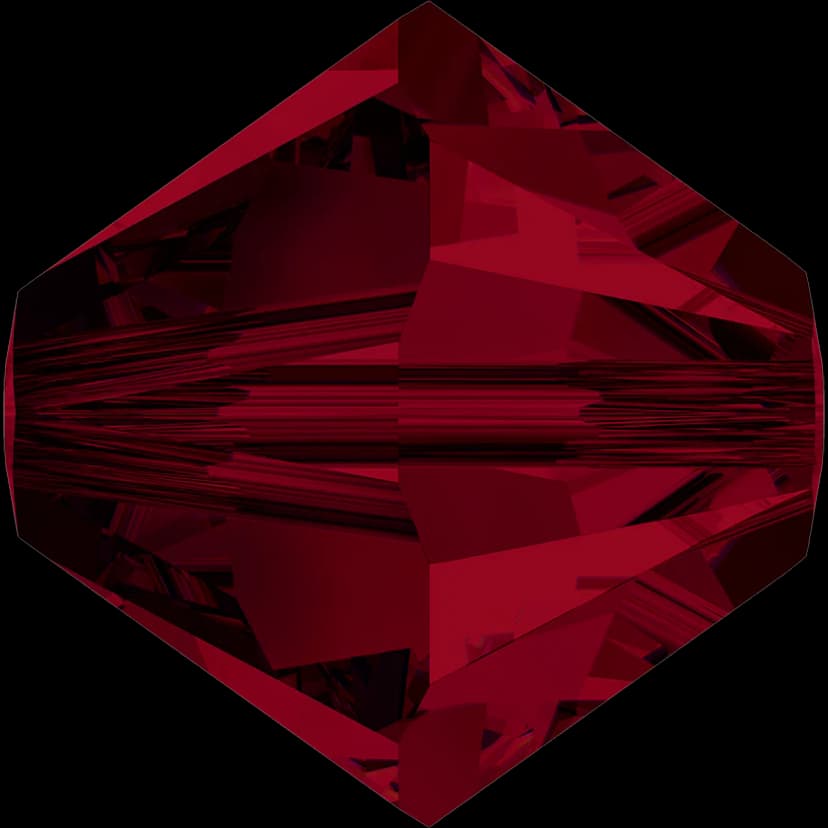 Bicone Bead 6mm – Siam (24pcs)