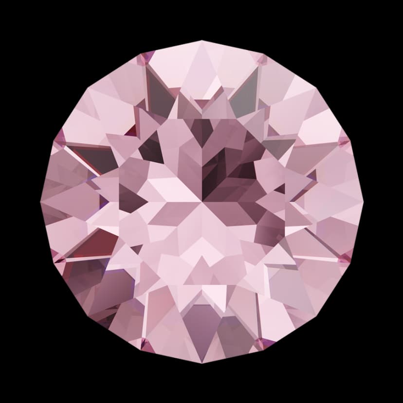 Pointed Xirius Light Rose 8.16mm (12pcs)