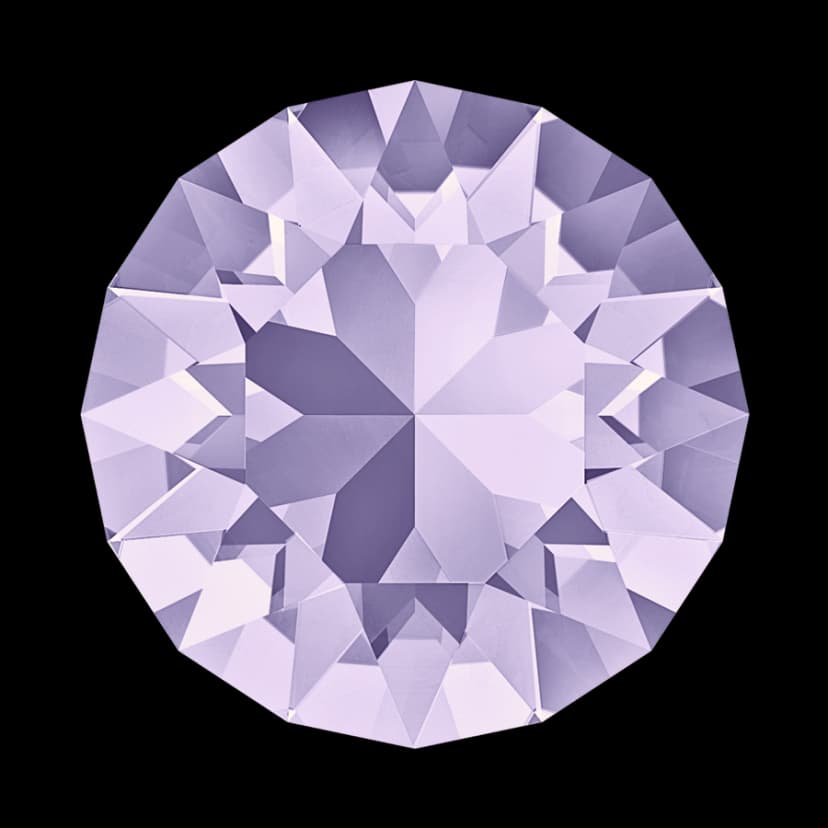 Pointed Xirius crystal morado 8.16mm (12pcs)