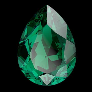 Xilian Pear Fancy Stone Emerald 8x4mm (12pcs)