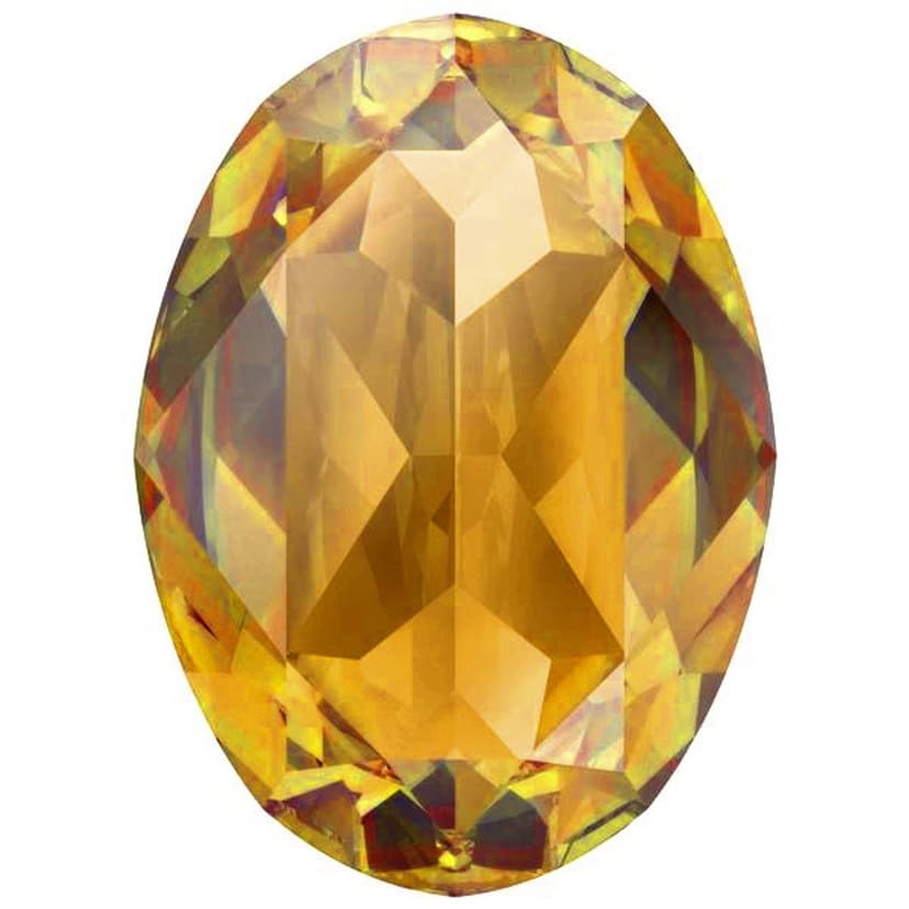 Oval Fancy Stone Light Colorado Topaz 14mm (12pcs)