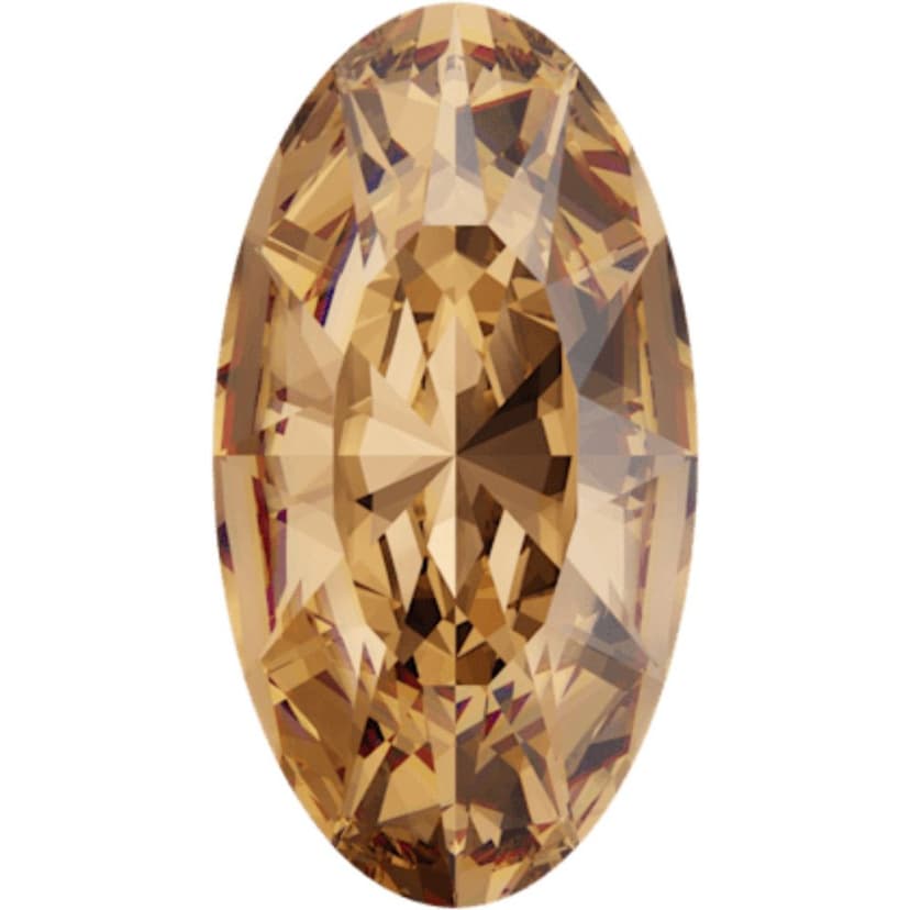 Longated Oval Fancy Stone Topaz 14mm (12pcs)