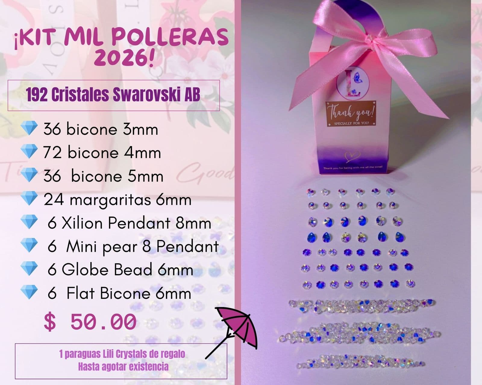 KIT MIL POLLERAS 2026