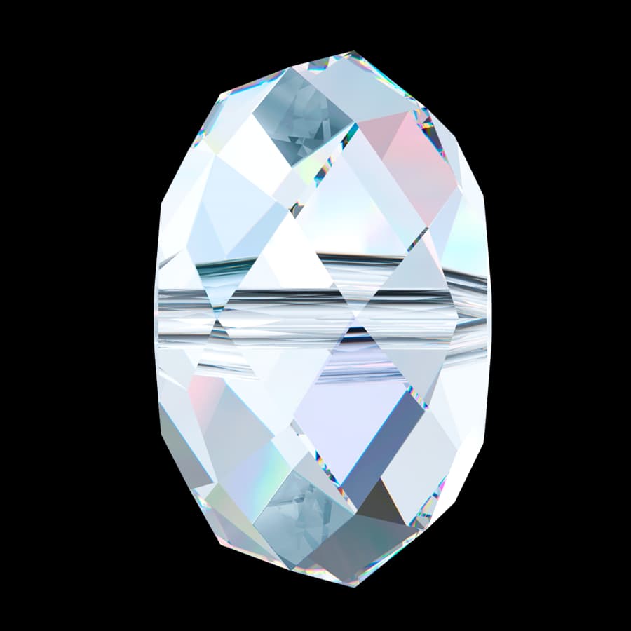 Briolette Bead 6mm Crystal AB