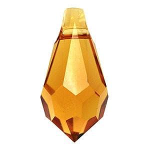 Drop Pendant 11mm Light Topaz (12pcs)